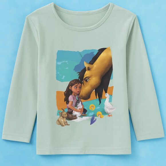 Disney's Spirit of Adventure Pajama Set – Lucky & Stallion Dreams 4T NWT Cotton - Picture 4 of 4